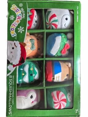 Original Squishmallow Holiday Ornament Set